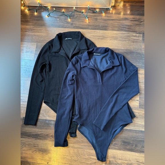 Zara Tops - Zara Polo ribbed bodysuit